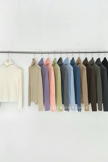 ROLLED NECK SWEATSHIRT - 96A1