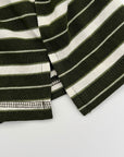 17a32 Striped polo shirt with notch collar