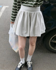 17a32 Striped polo shirt with notch collar