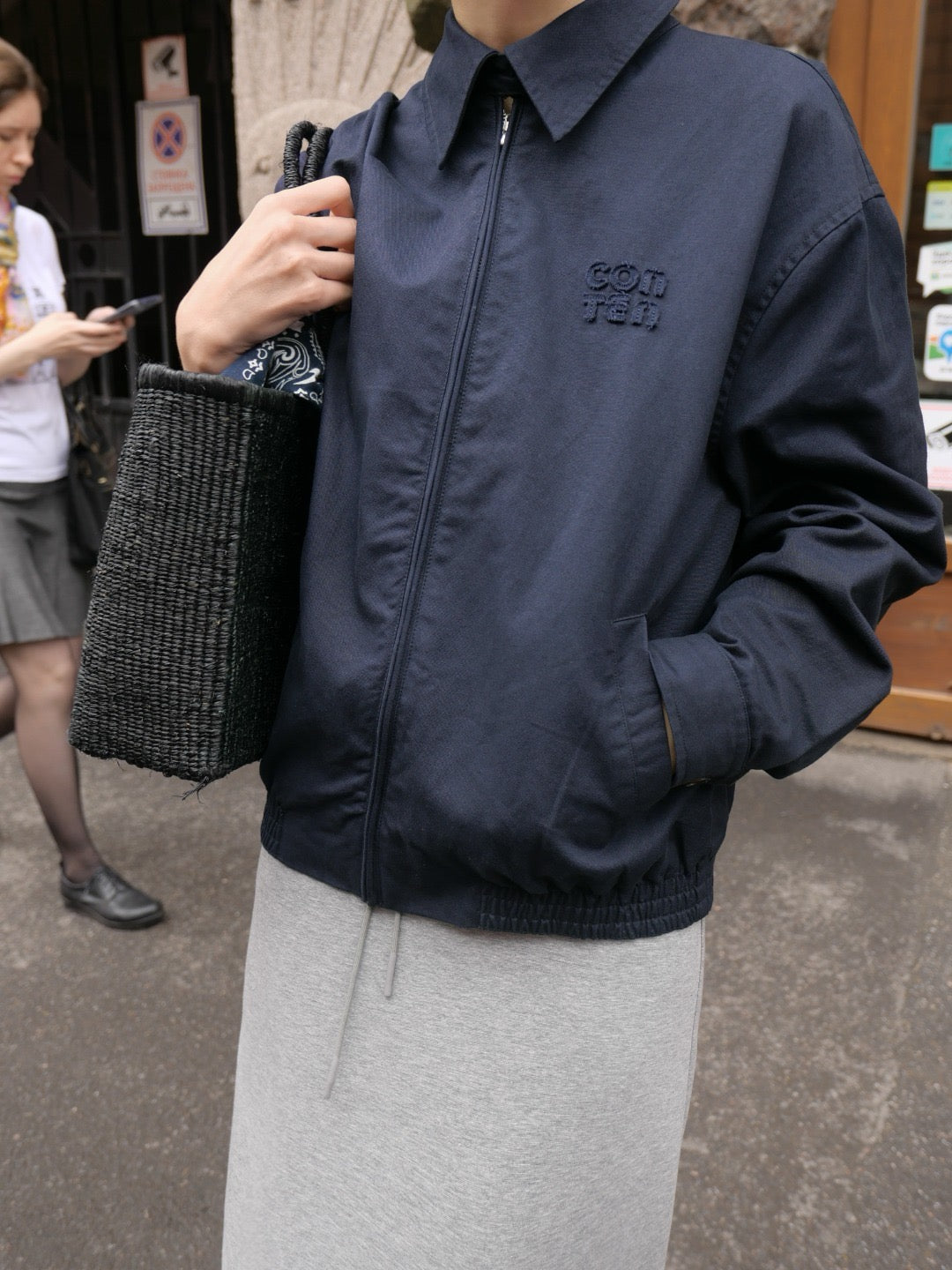 17a30 Basic khaki jacket