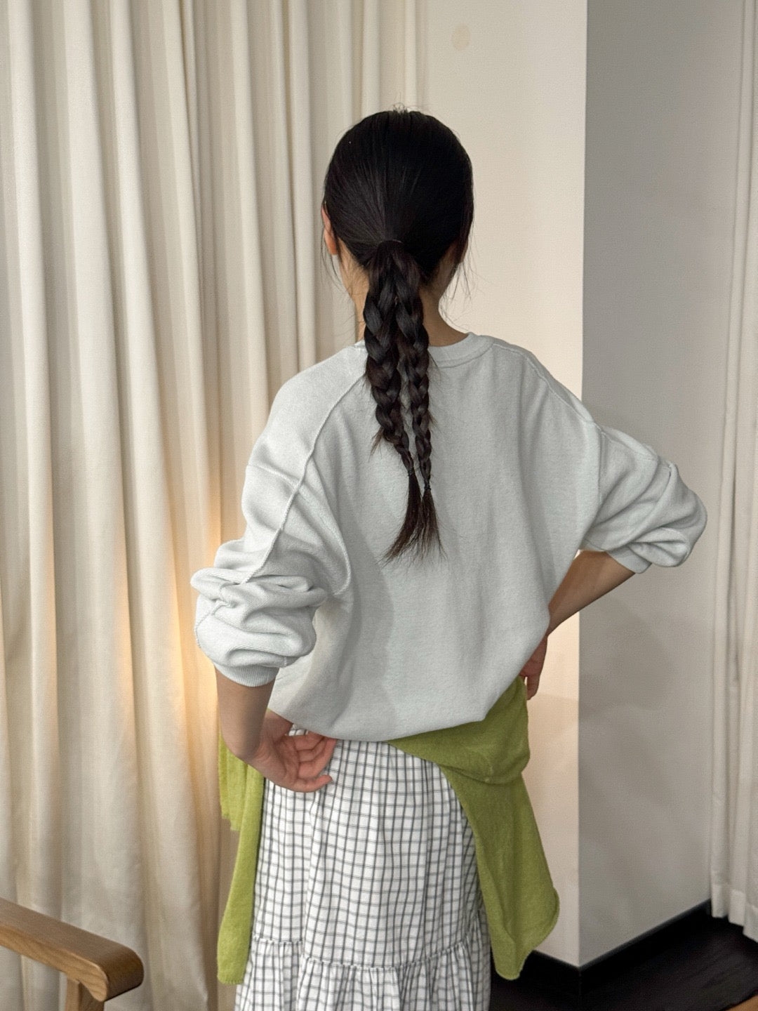 17a34 Basic crew-neck sweater