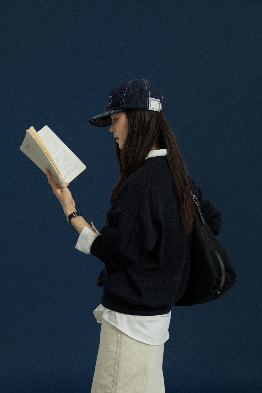 17a34 Basic crew-neck sweater