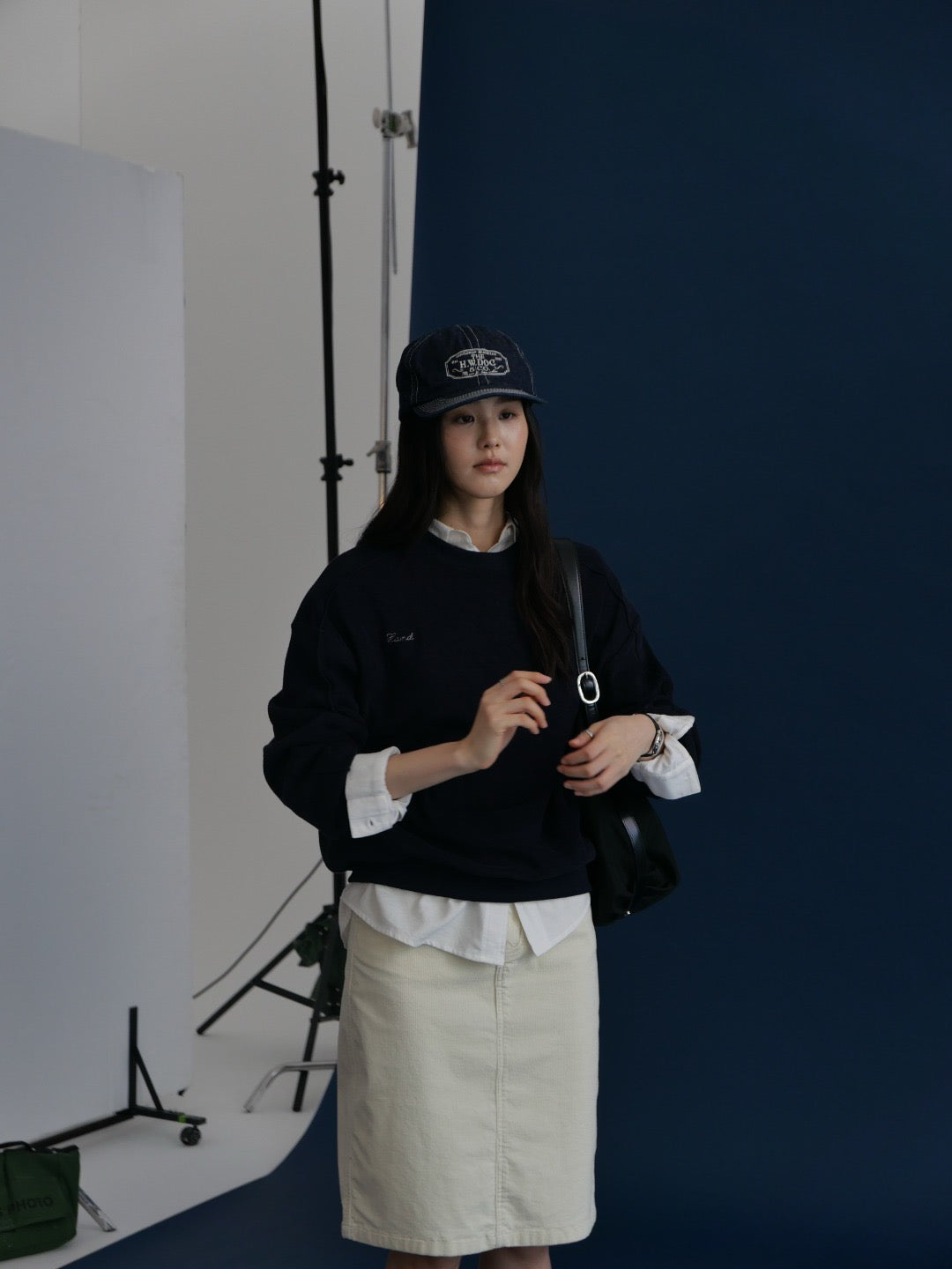 17a34 Basic crew-neck sweater