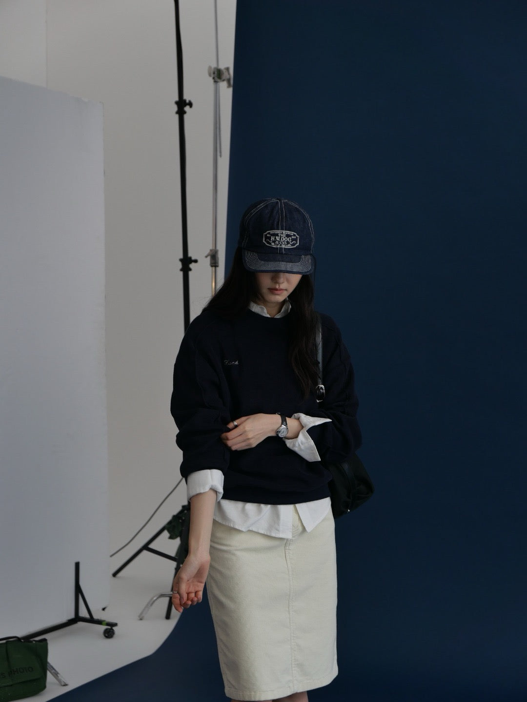 17a34 Basic crew-neck sweater