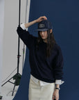 17a34 Basic crew-neck sweater