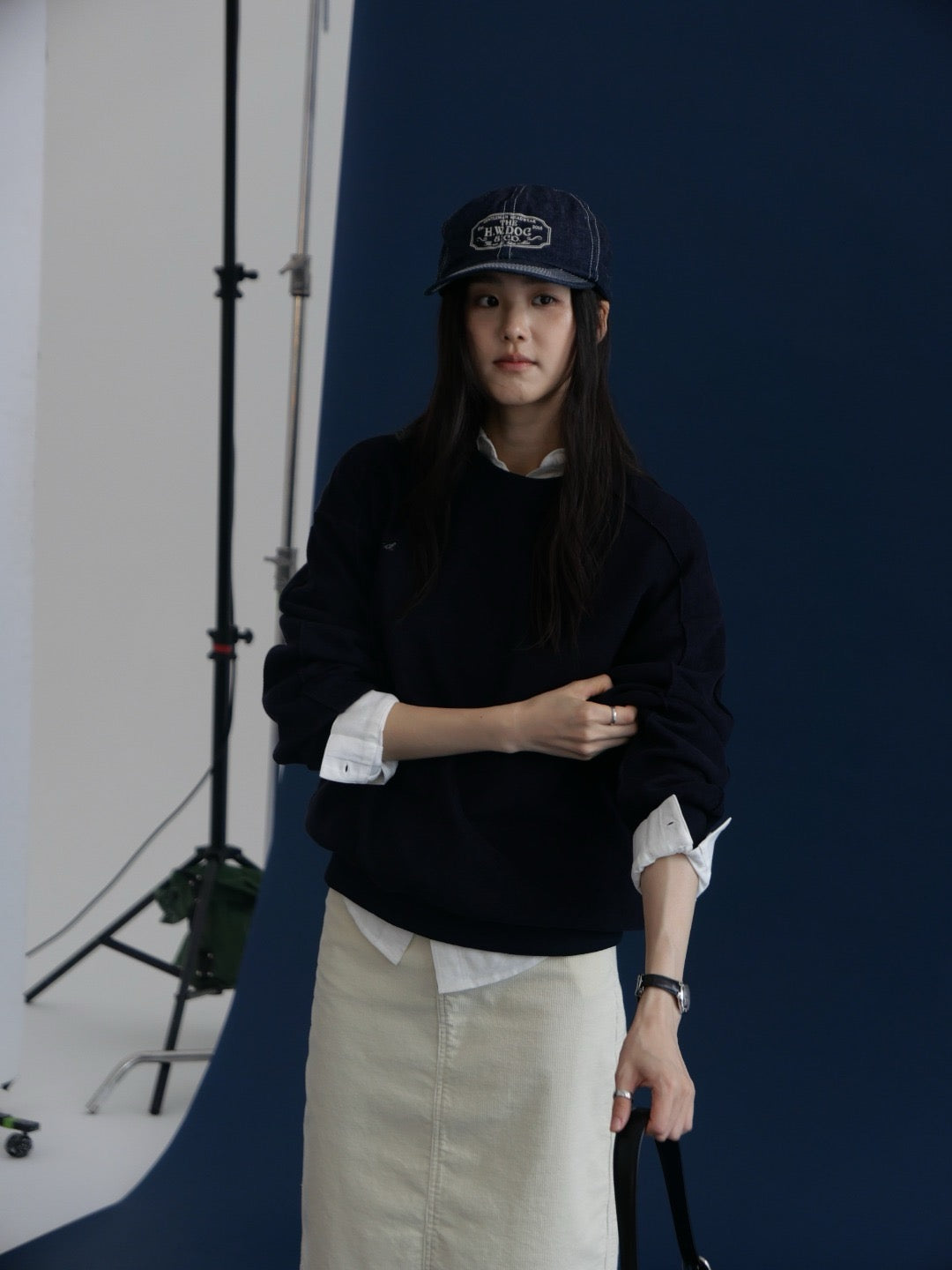17a34 Basic crew-neck sweater