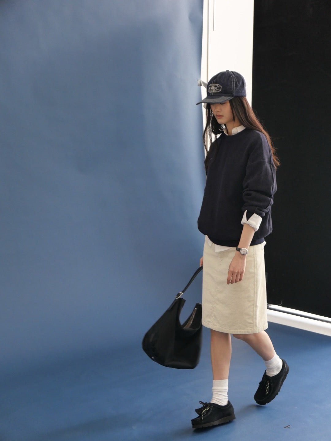 17a34 Basic crew-neck sweater