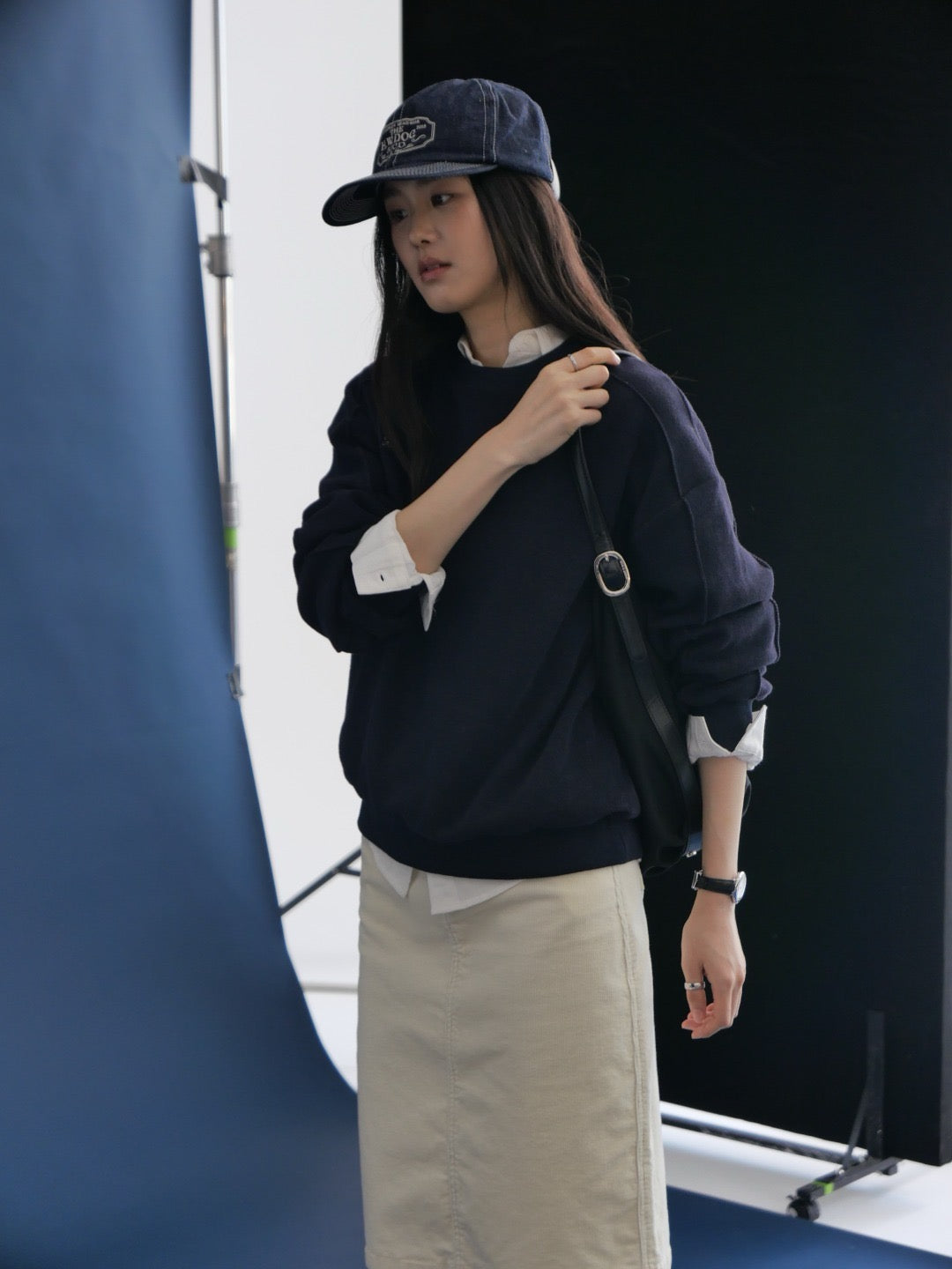 17a34 Basic crew-neck sweater