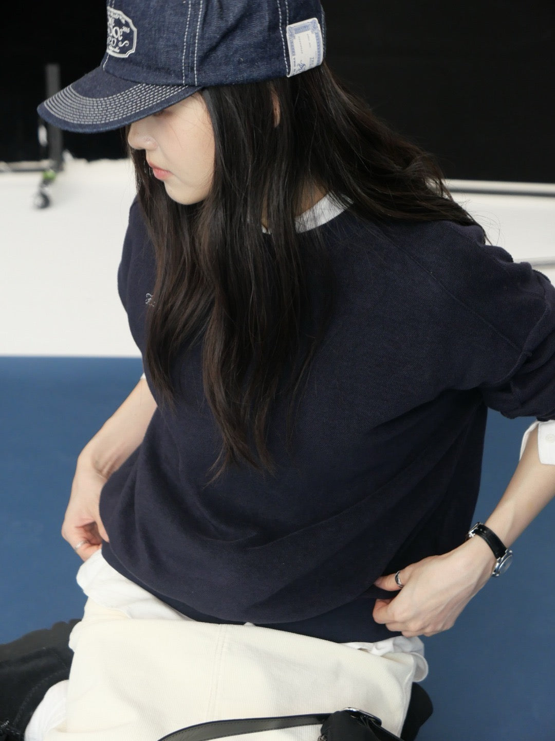 17a34 Basic crew-neck sweater