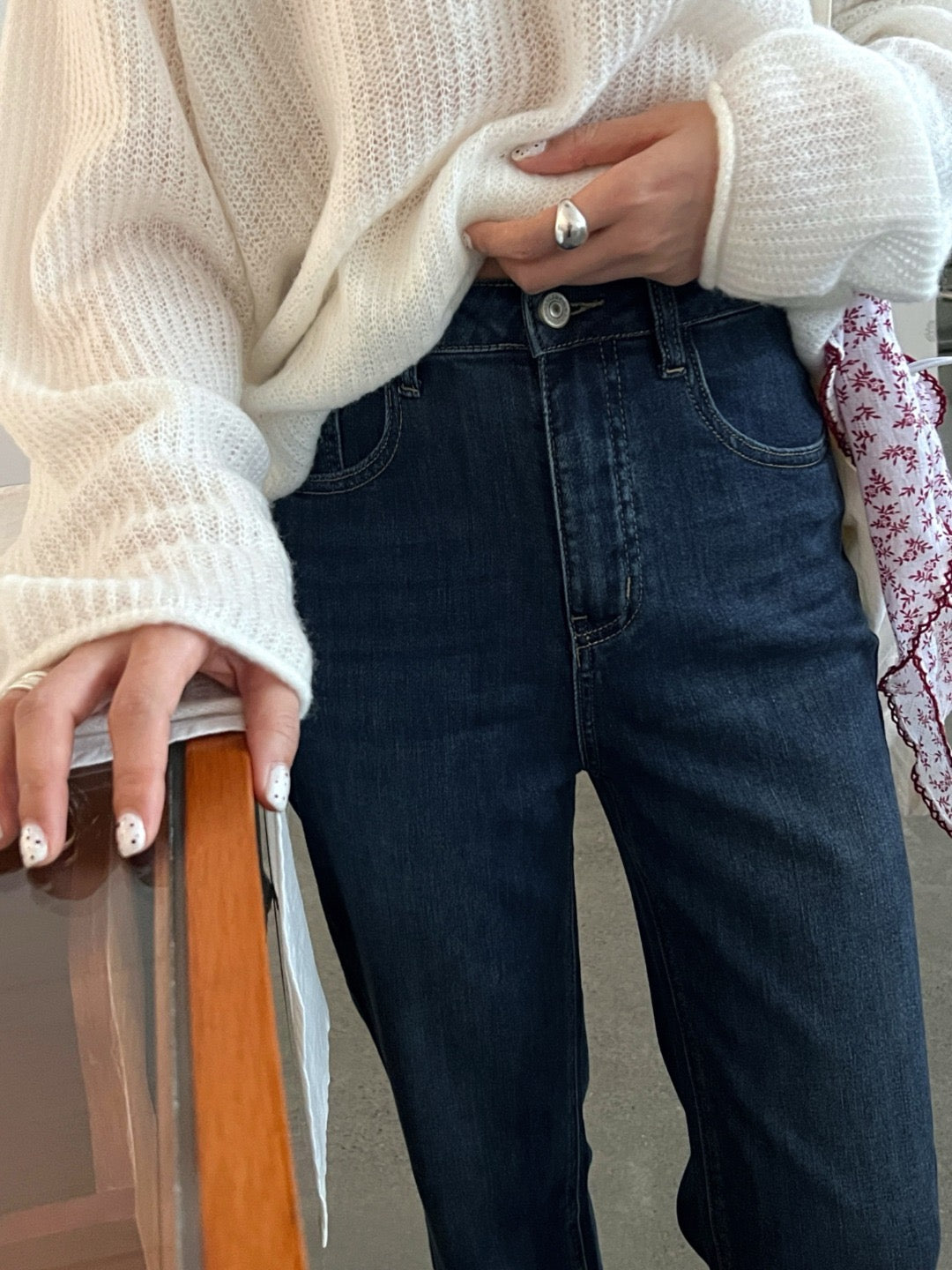 17q25 Basic baggy jeans