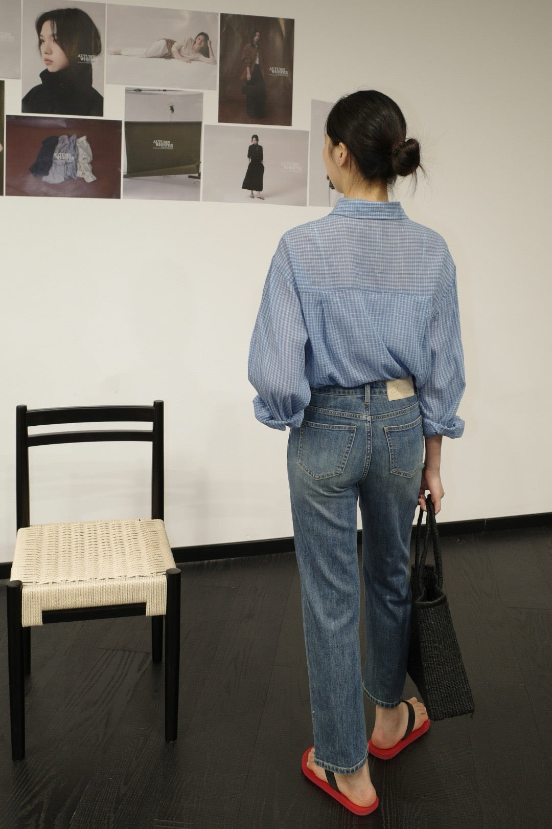 17q25 Basic baggy jeans