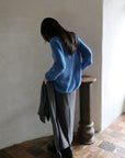 17a21 Basic long-sleeve Mongtoghi & cashmere top