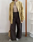 17a37 Basic fitted long-sleeve top in cashmere-cotton