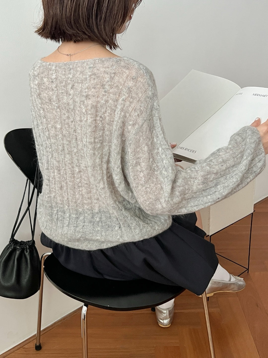 17a38 Whisper thin cashmere sweater