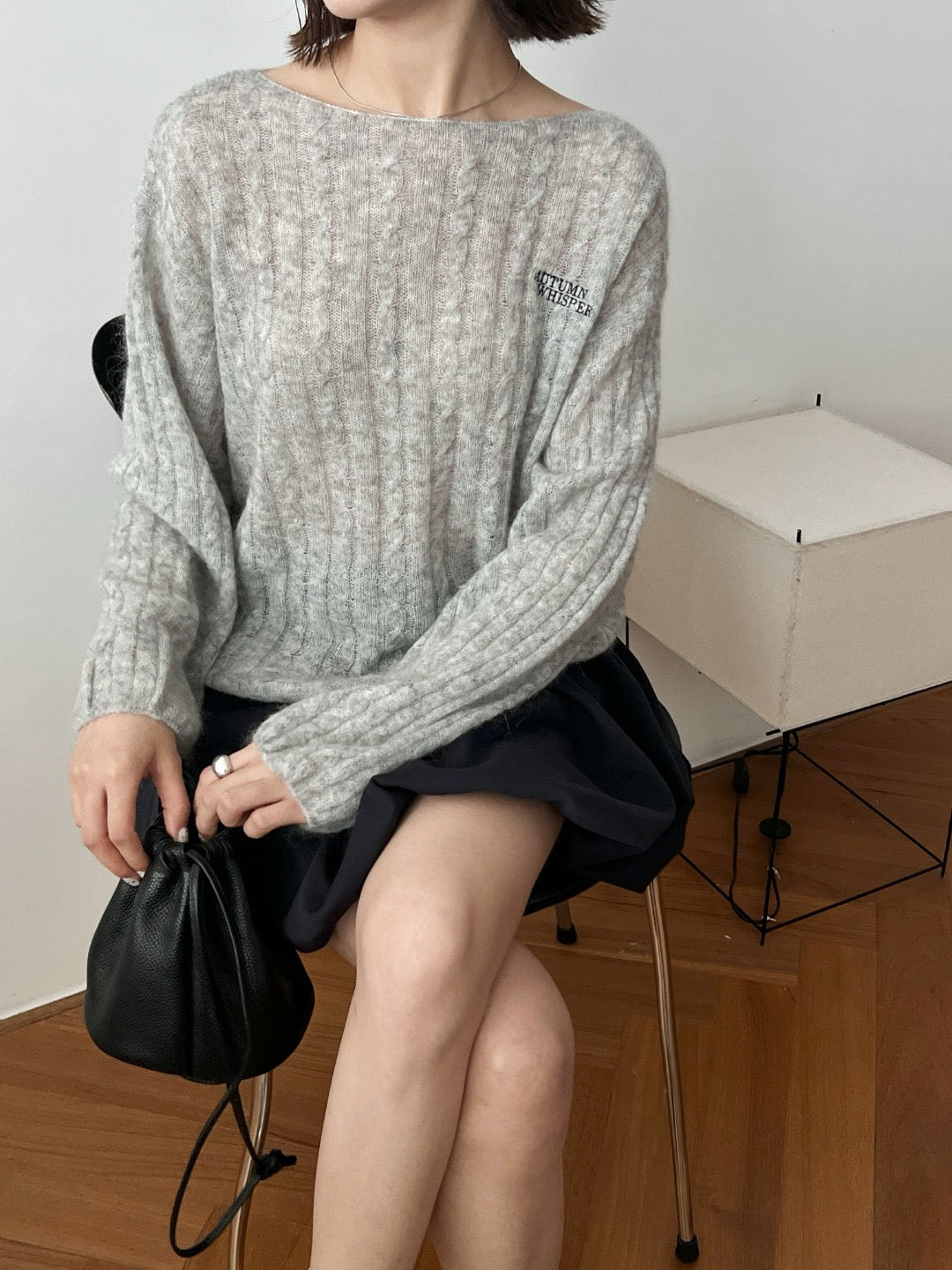 17a38 Whisper thin cashmere sweater