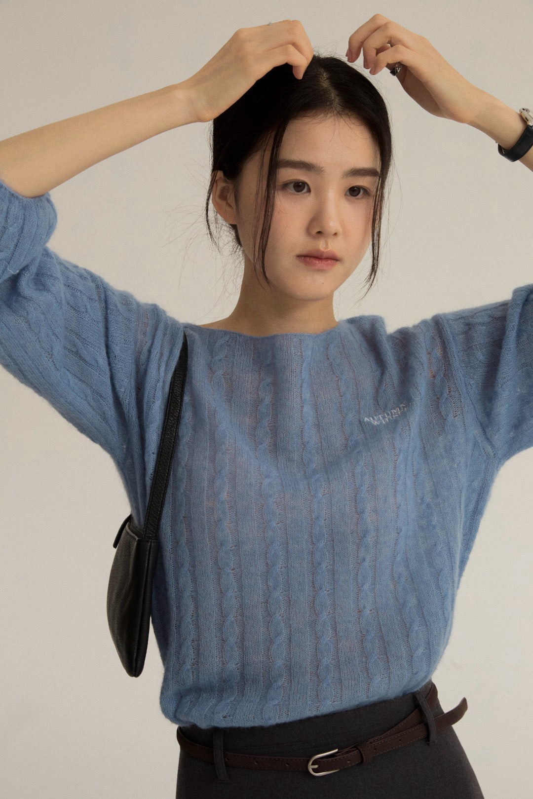 17a38 Whisper thin cashmere sweater