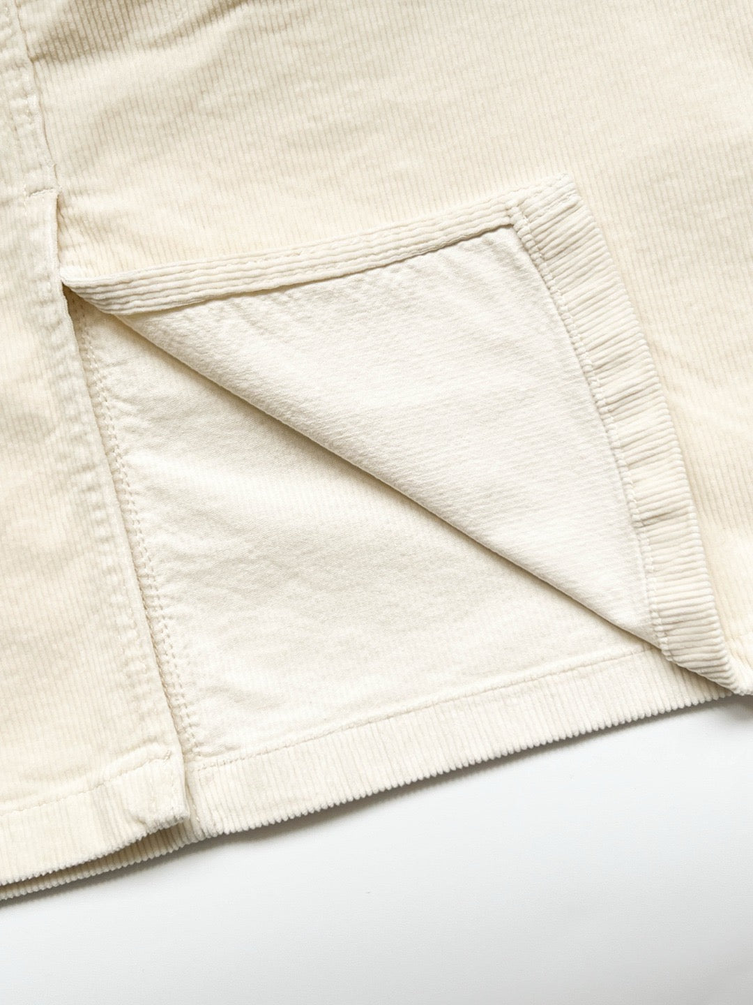 17v2 Corduroy midi skirt