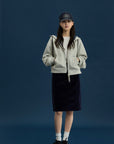 17v2 Corduroy midi skirt
