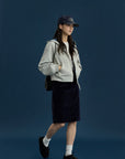 17v2 Corduroy midi skirt