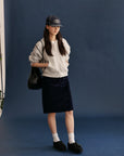 17v2 Corduroy midi skirt