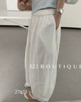 27q21- BALLOON LINEN PANTS