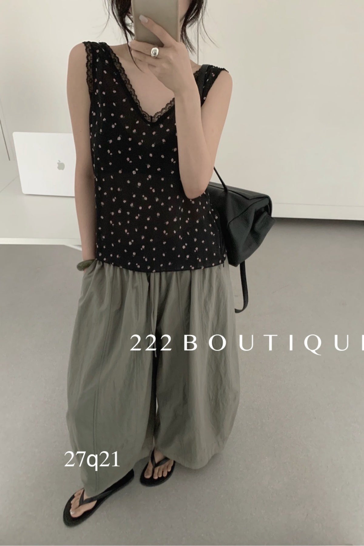 27q21- BALLOON LINEN PANTS