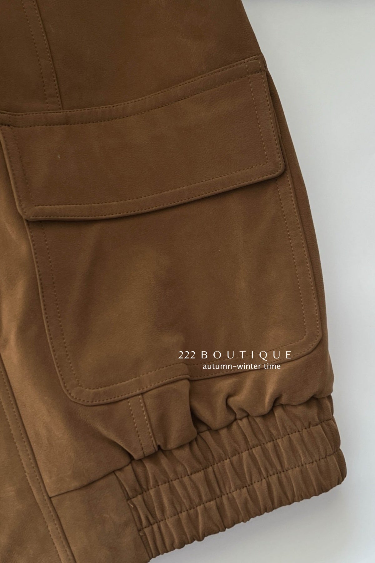 17a39 Mid-length suede jacket