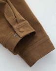 17a39 Long leather coat