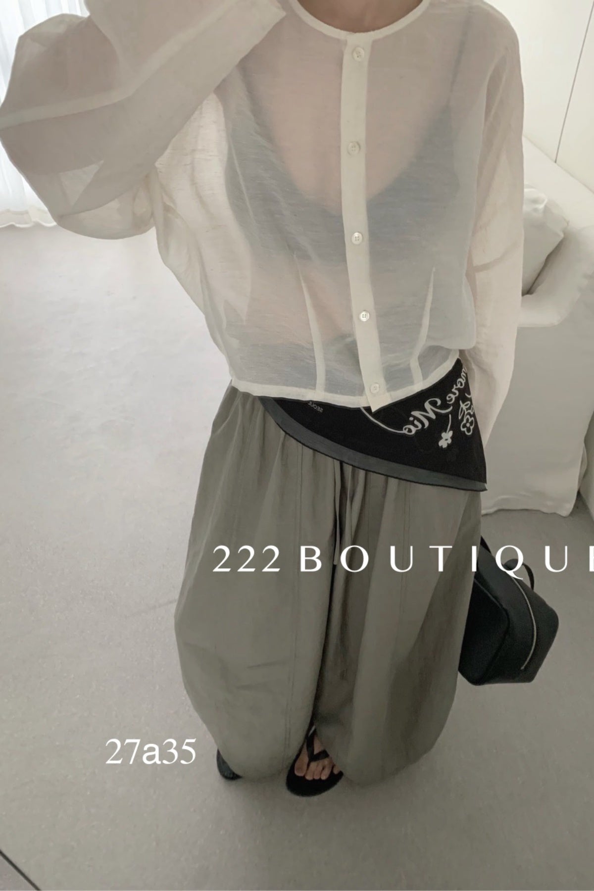 27a35b - LINEN SHIRT CARDIGAN