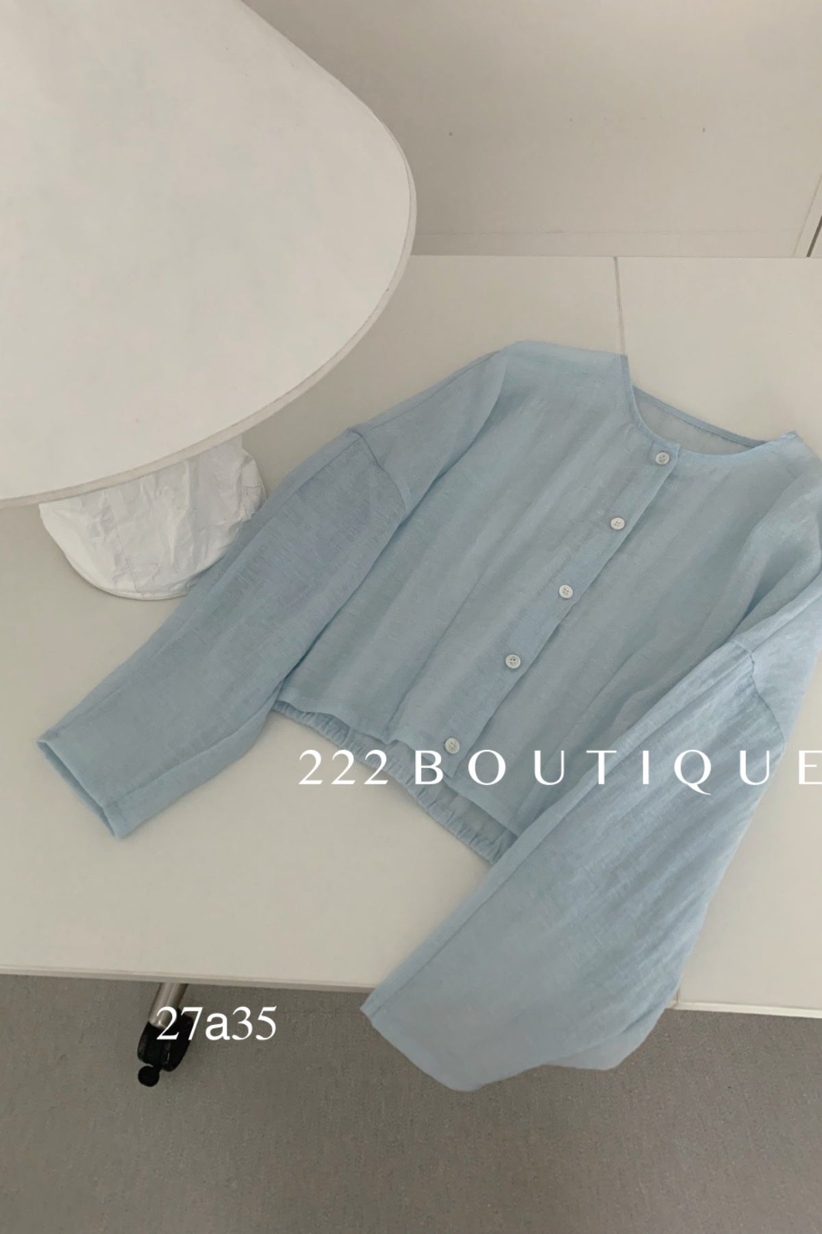 27a35b - LINEN SHIRT CARDIGAN
