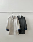 17a48 222 Boutique trench coat with check lining
