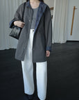 17a48 222 Boutique trench coat with check lining