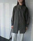 17a48 222 Boutique trench coat with check lining