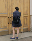 17a48 222 Boutique trench coat with check lining