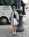 17a48 222 Boutique trench coat with check lining