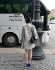 17a48 222 Boutique trench coat with check lining