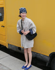 17a48 222 Boutique trench coat with check lining