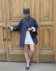 17a48 222 Boutique trench coat with check lining
