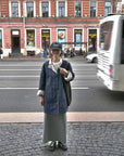 17a48 222 Boutique trench coat with check lining