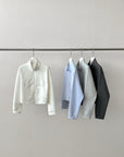 17a40 Basic Korean spandex jacket
