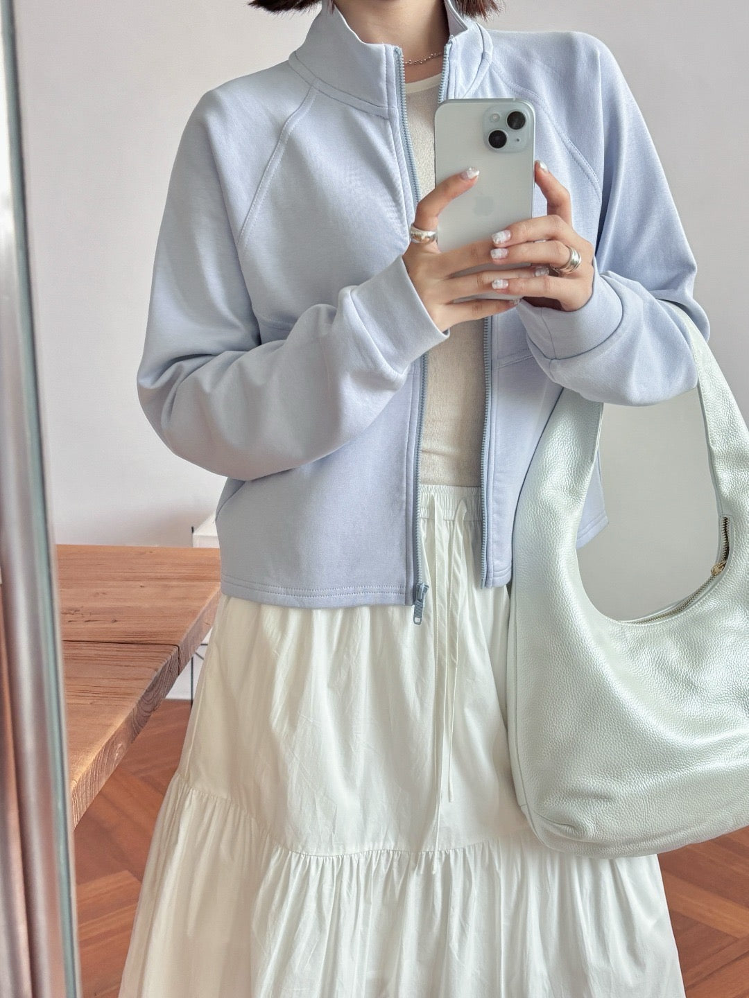 17a40 Basic Korean spandex jacket