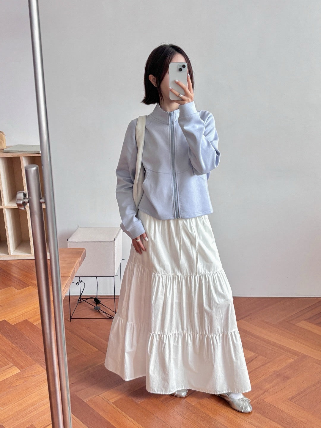 17a40 Basic Korean spandex jacket