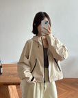 17a42 Basic windbreaker jacket