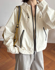 17a42 Basic windbreaker jacket