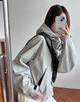 17a42 Basic windbreaker jacket