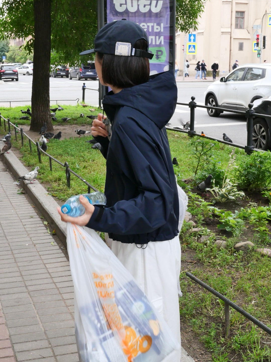 17a42 Basic windbreaker jacket