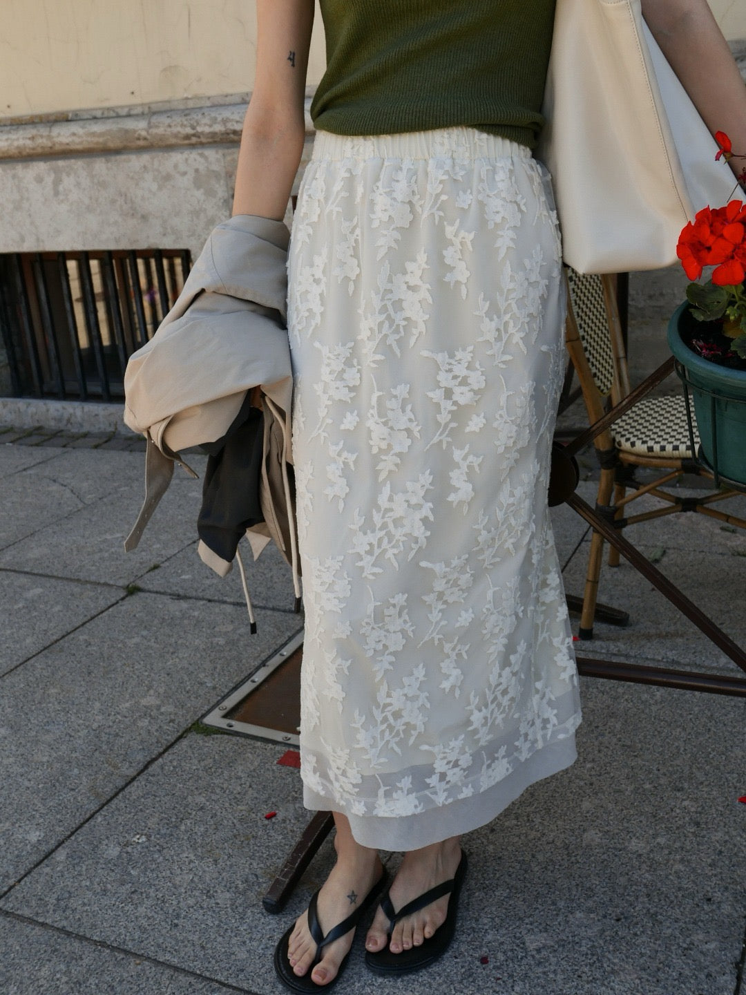 17v3 Basic lace skirt