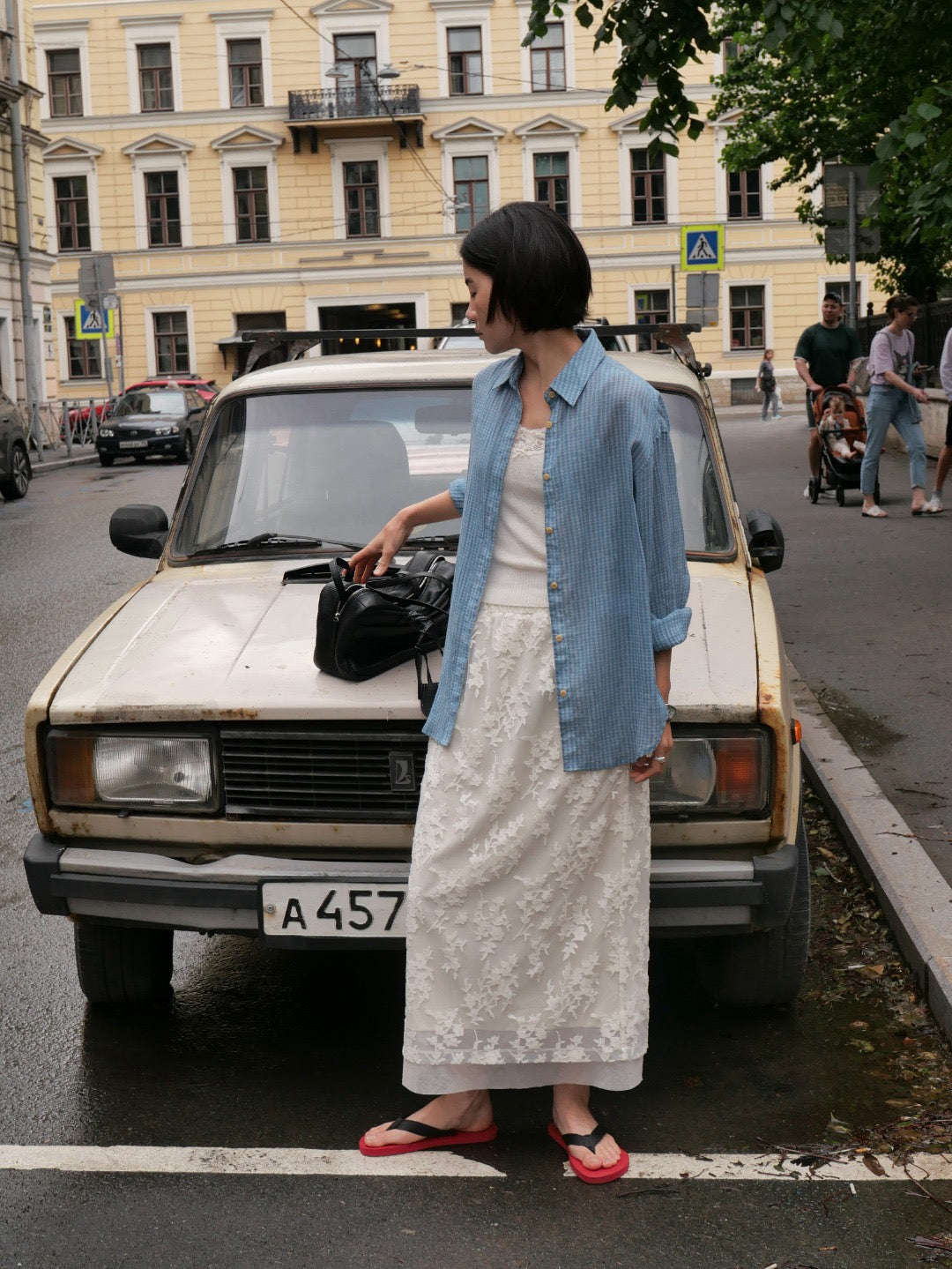 17v3 Basic lace skirt