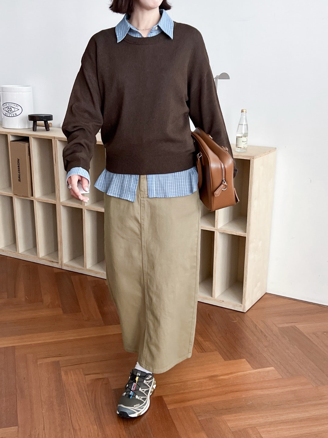 17a21 Basic Mongtoghi cashmere top