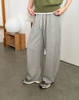 17q22 Basic cotton trousers with elastic waist